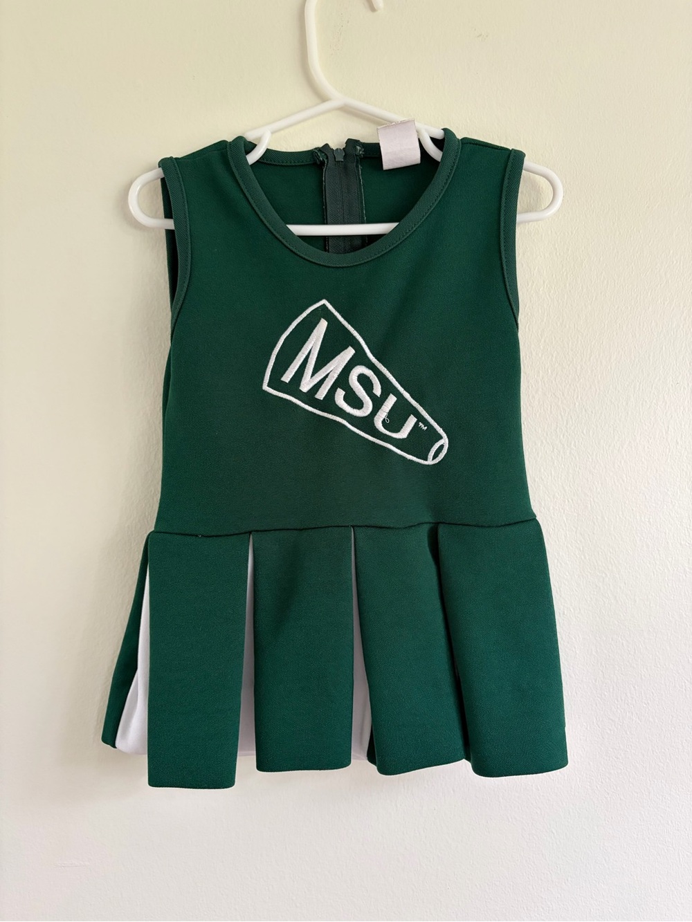 Green MSU Cheer Dress - Pom Megaphone Logo